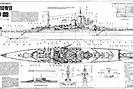 Образец чертежа: линейный крейсер Ринаун, Британия