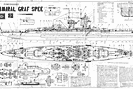 Образец чертежа: тяжелый крейсер Адмирал граф Шпее, Германия