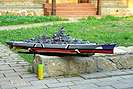 Ship model, battleship Bismark