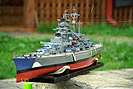 Ship model, battleship Bismark